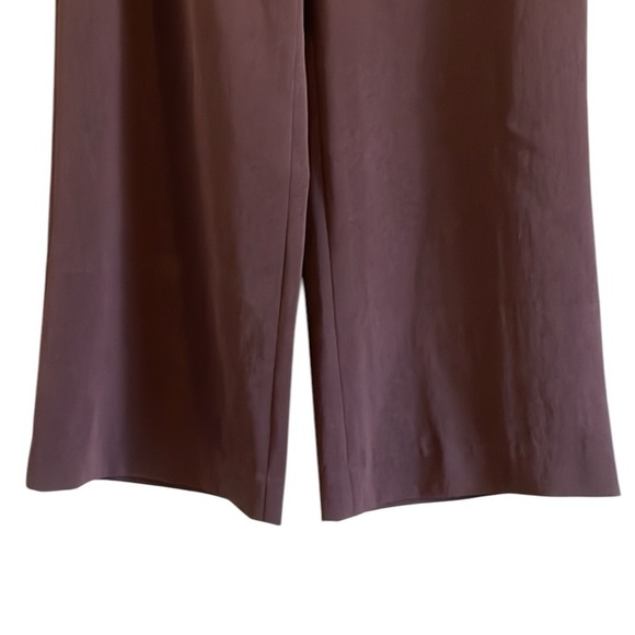 MM Lafleur The Pippa Pant Women’s Size 4 Cropped Wide‎ Leg High Rise Brown - Picture 5 of 10